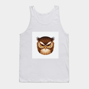 Angry Owl Tank Top